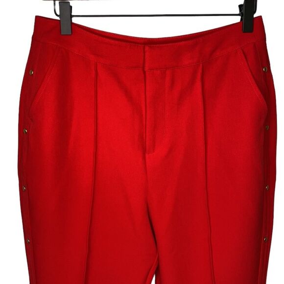 GILI True Red Side Vent Bootcut  Button Detail High Rise Pants Stretch Western - Picture 4 of 16